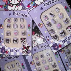 Kuromi press on nails